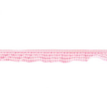 Elastisches Karorüschenband Rosa 2 cm Breite